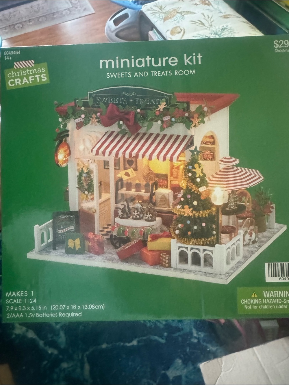 Miniature Kit - Red & White Sweets and Treats Shop